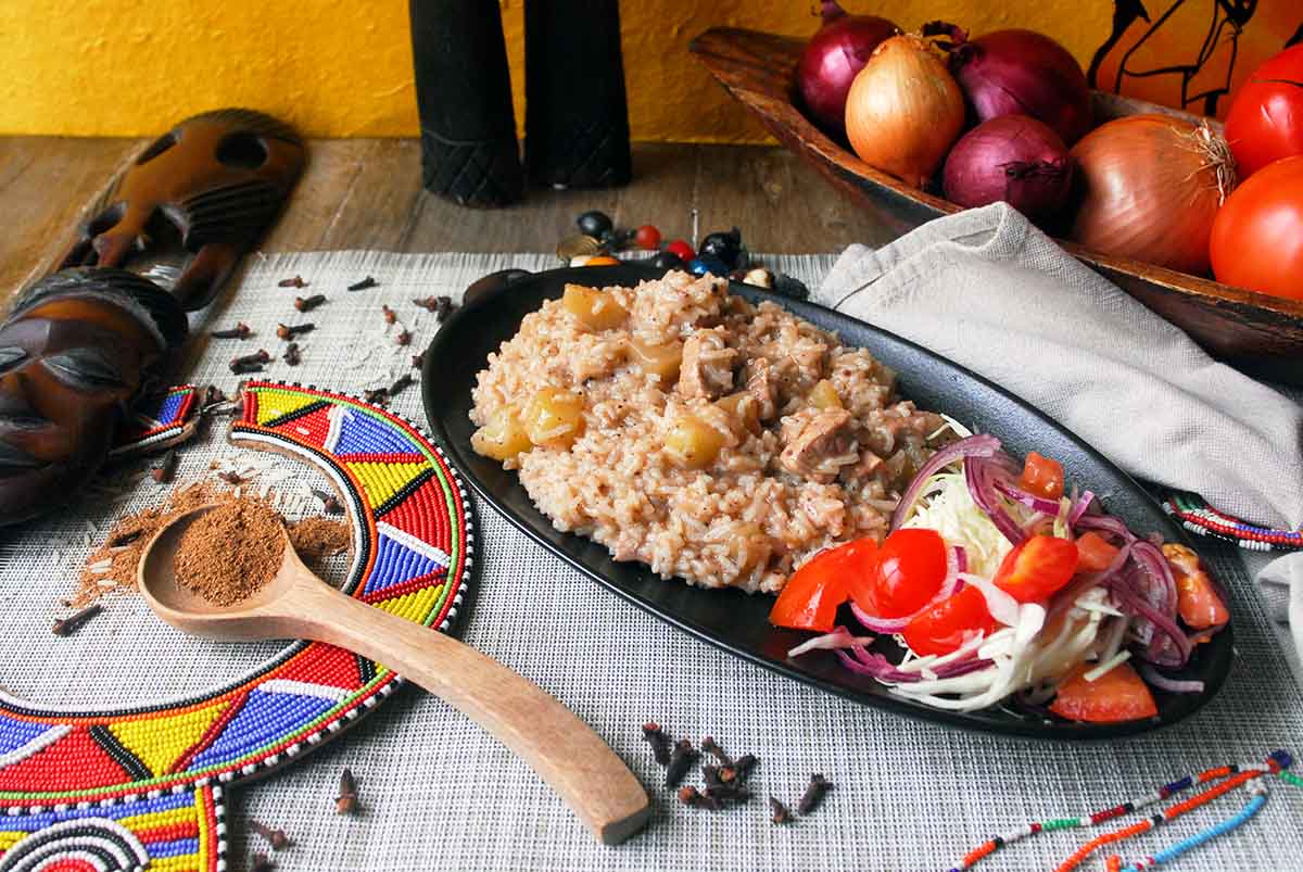 Tanzania: Riso speziato con carne