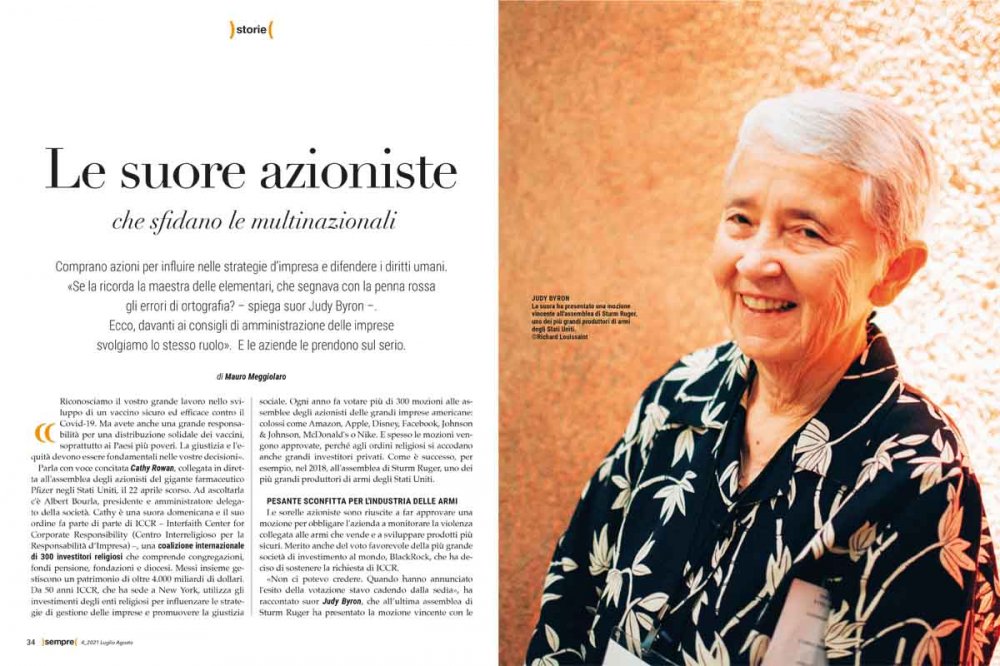 Sempre Magazine 4 2021 Suore azioniste