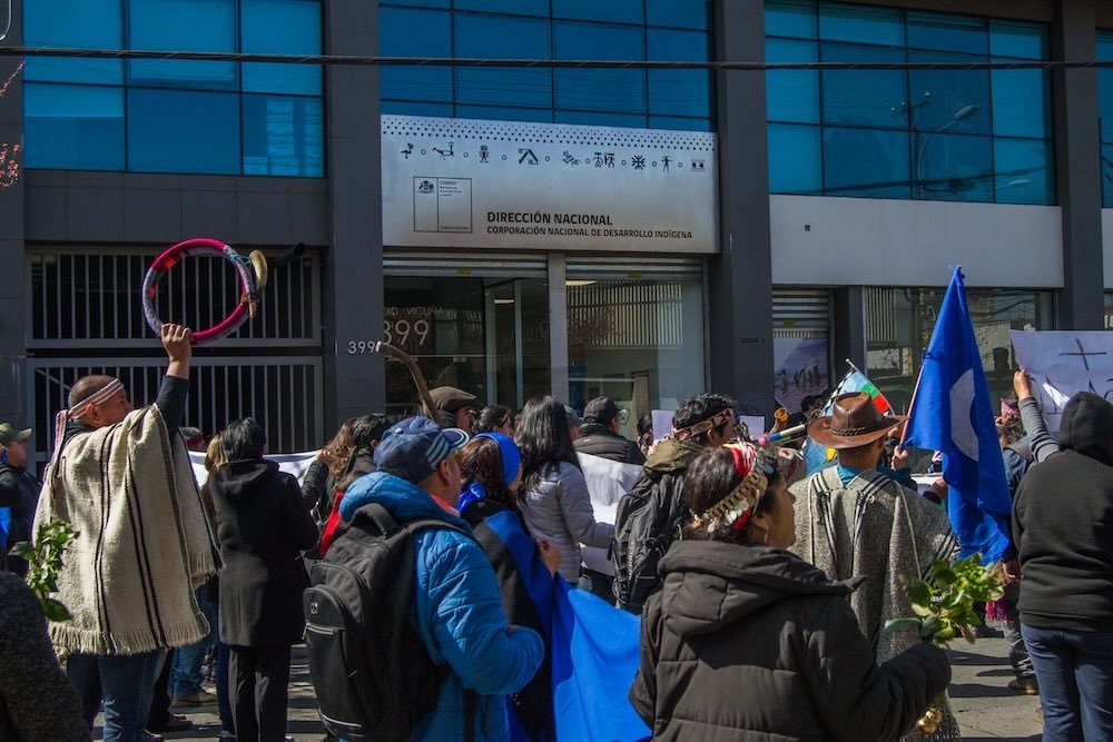 Manifestazione Mapuche 1