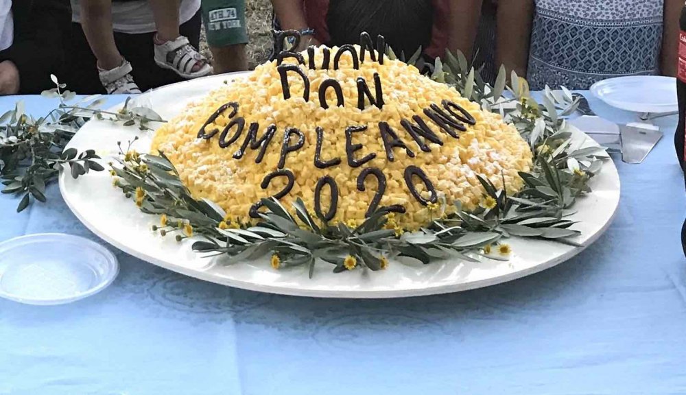 torta per il don compleanno 2020