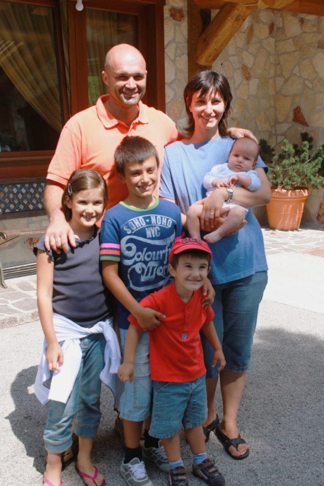 La famiglia Bellini ad un campo di condivisione