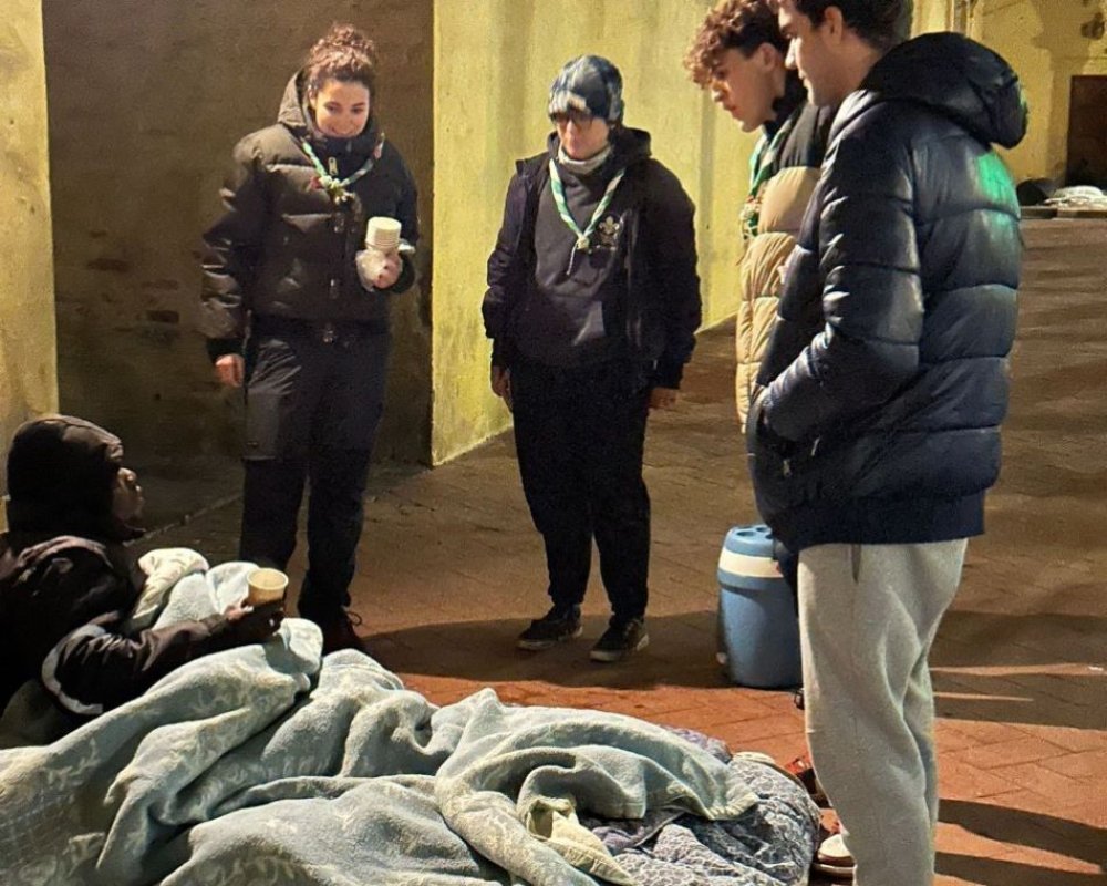 Bevande calde sotto i portici