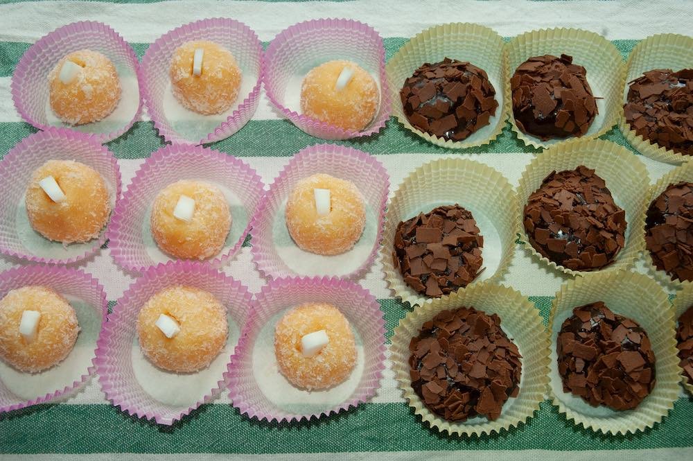 Dolci brasiliani: Brigadeiros e Beijinhos