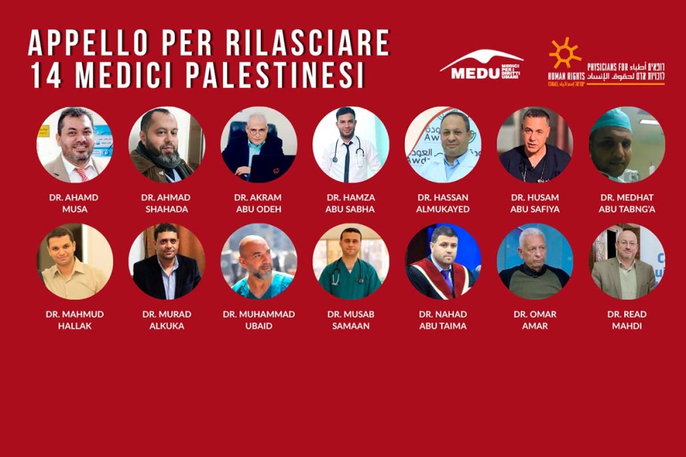 Appello per la liberazione dei medici palestinesi