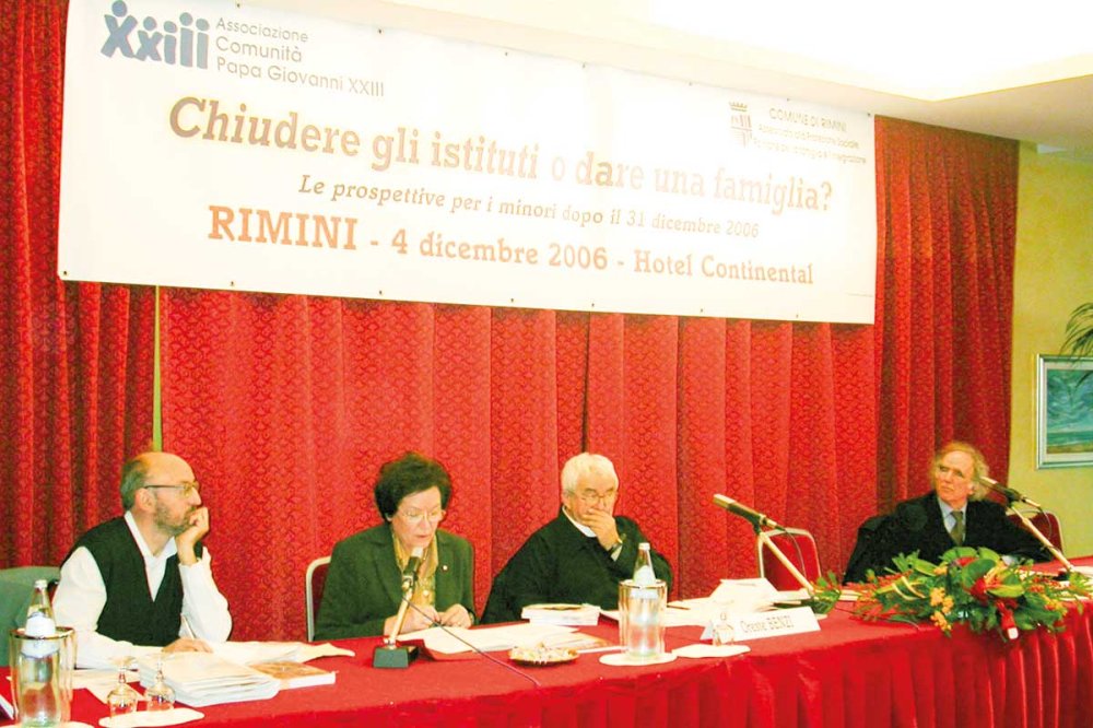 Convegno affido 2006 con Martini, Benzi, Donaggio, Andreoli