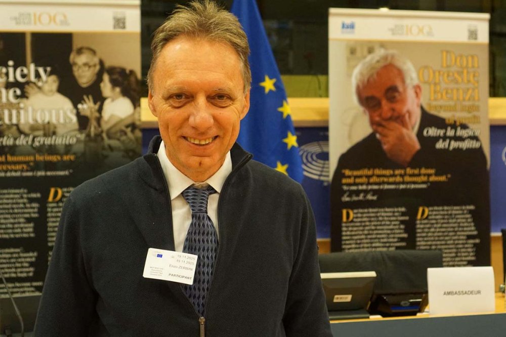 Enzo Zerbini relatore al Parlamento europeo
