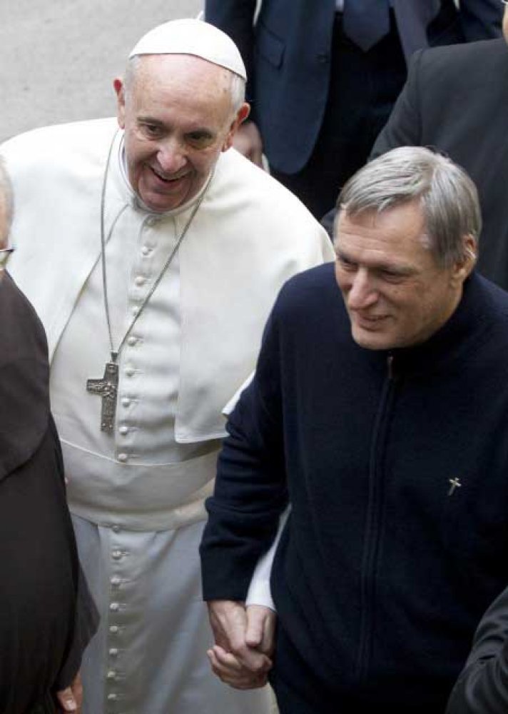 Don Ciotti con Papa Francesco