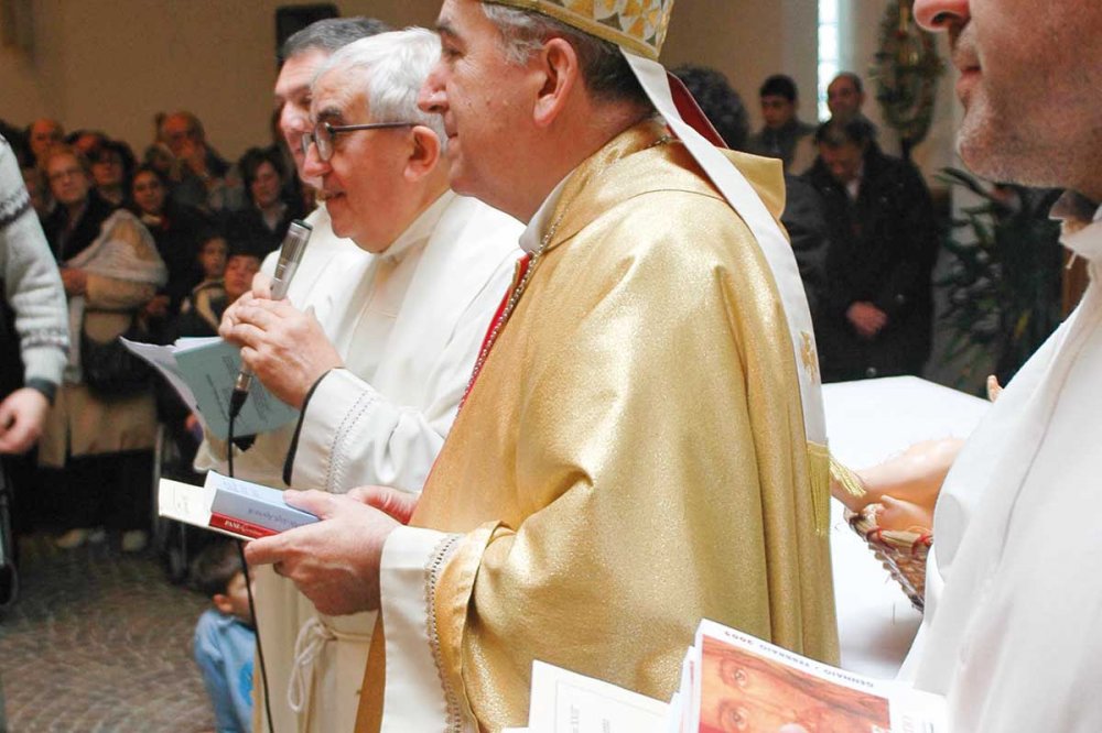 Don Oreste Benzi con il cardinal Stanislaw Rylko