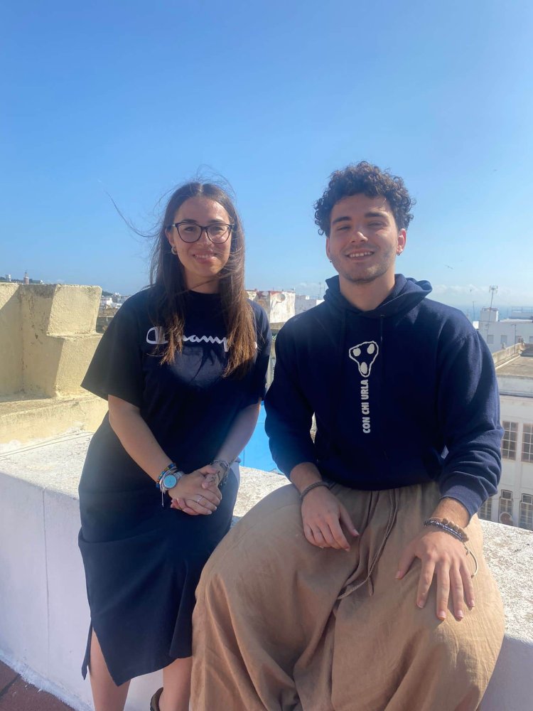 Elia e Marianna in Marocco