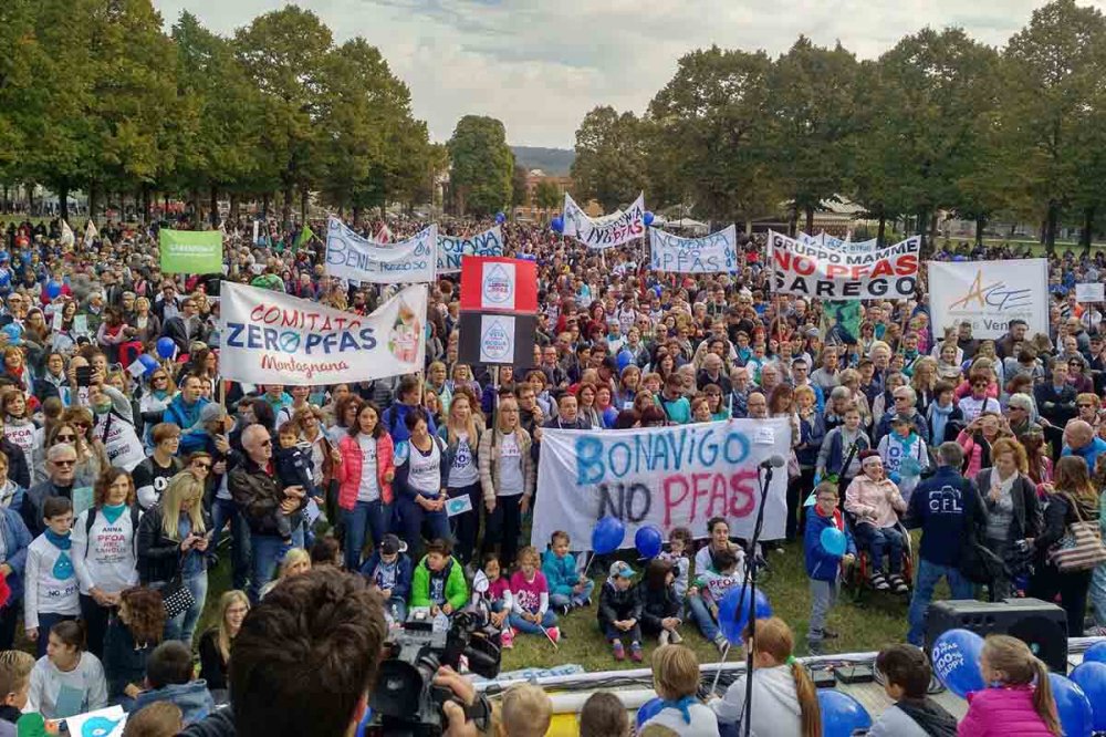 La grande manifestazione a Lonigo