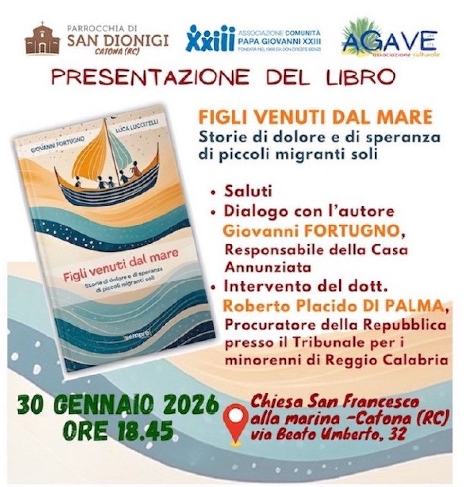 Migranti minorenni soli: che fare? Dibattito con il procuratore Di Palma e Giovanni Fortugno (Apg23)
