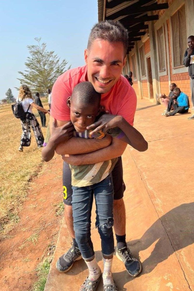 Luca Filippini volontario in Zambia