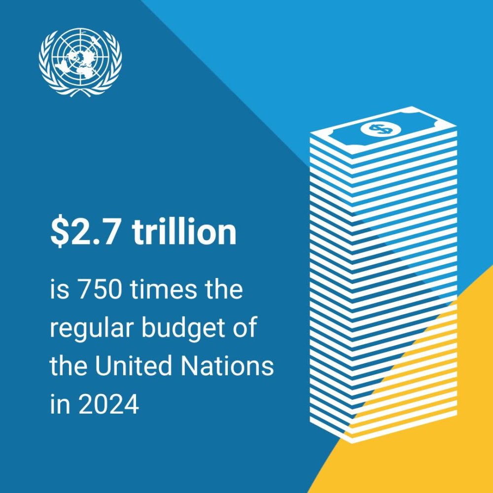 spese militari e budget ONU spese militari e budget ONU