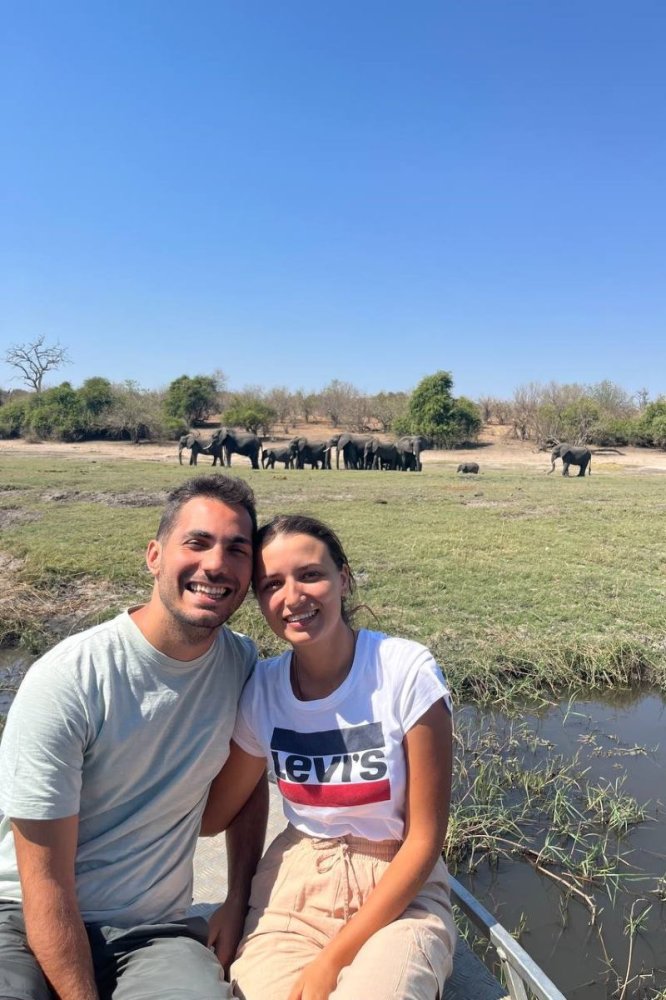 Mariavittoria e Luca volontari in Zambia