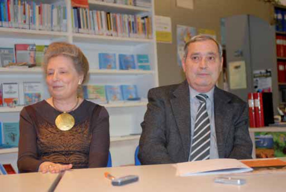 Vittorio Messori con la moglie