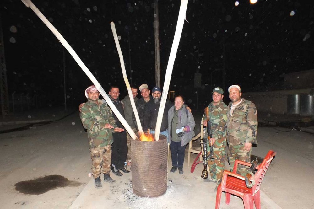 Militari a guardia delle chiese di Qaraqosh