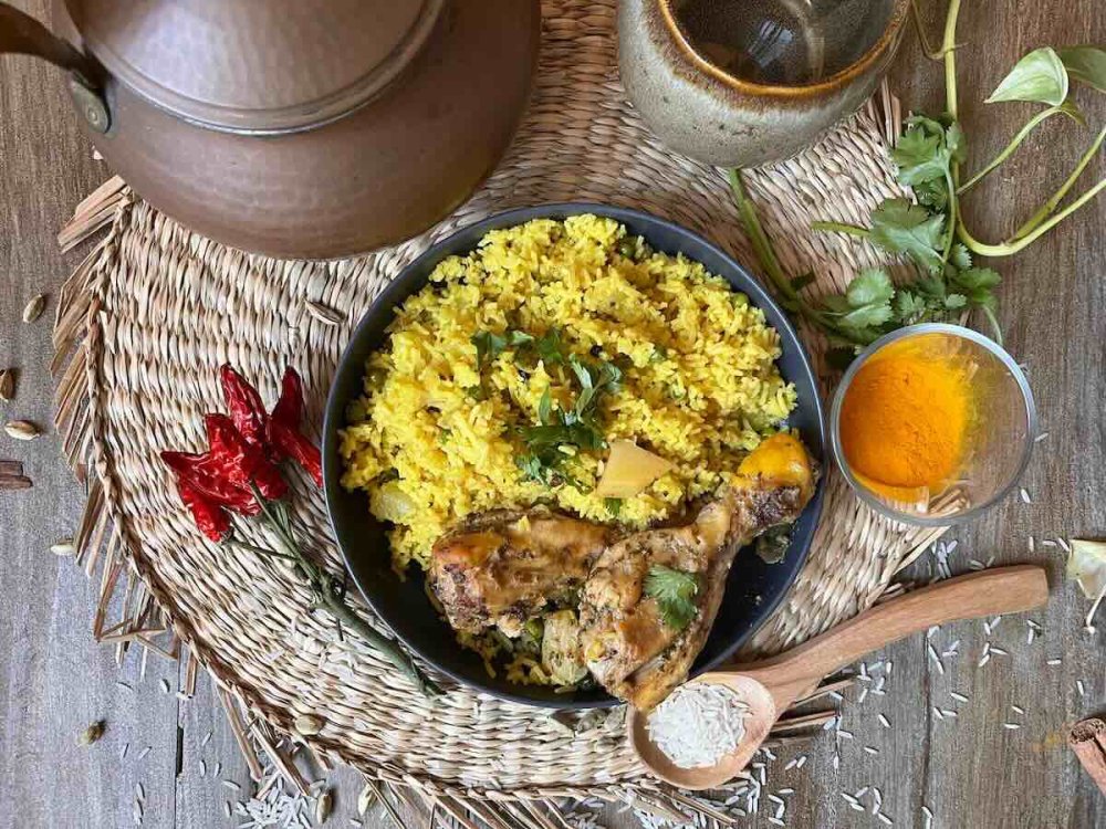 Pollo Tandoori e riso