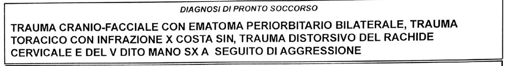 referto pronto soccorso