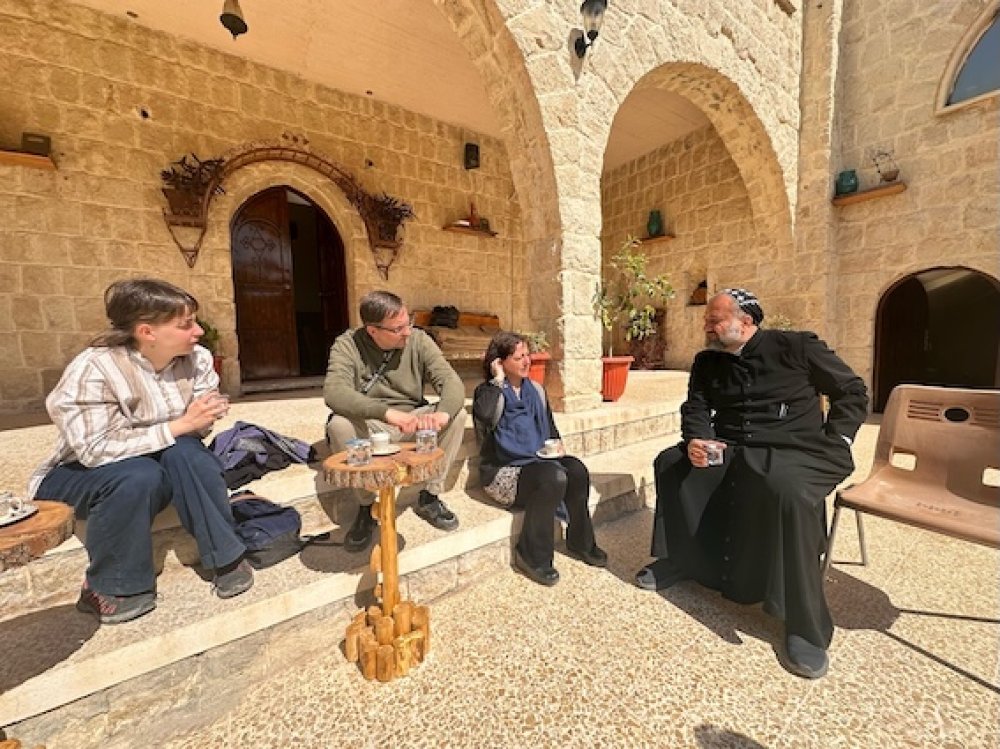 Visita al monastero ortodosso di Qaraqosh