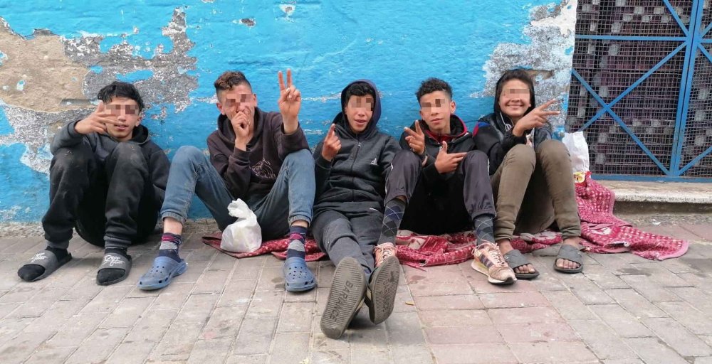 Ragazzi di strada in Marocco