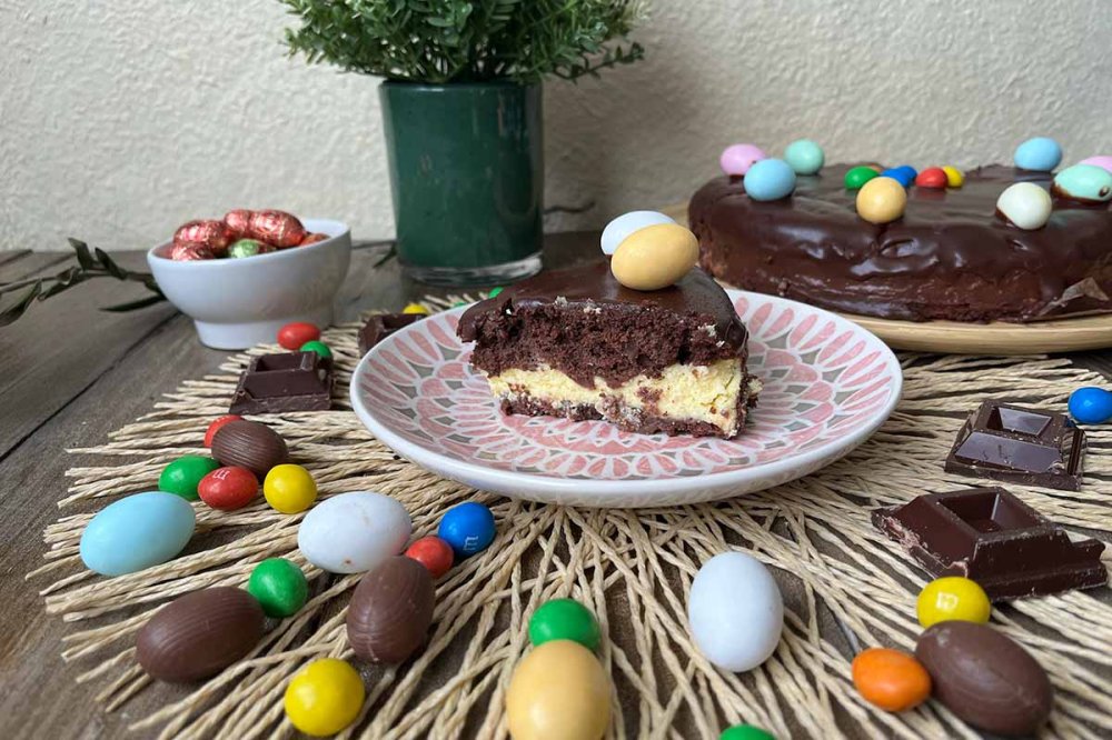 Romania Pasca cu ciocolata