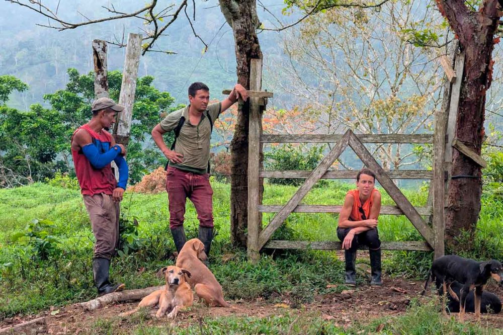 Roviro in Colombia con Silvia