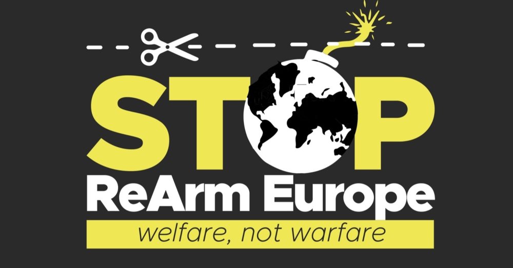 Appello di 800 organizzazioni: Stop Rearm Europe