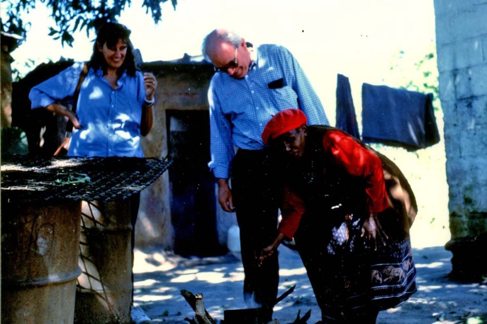 Tadei e Betta in Zambia