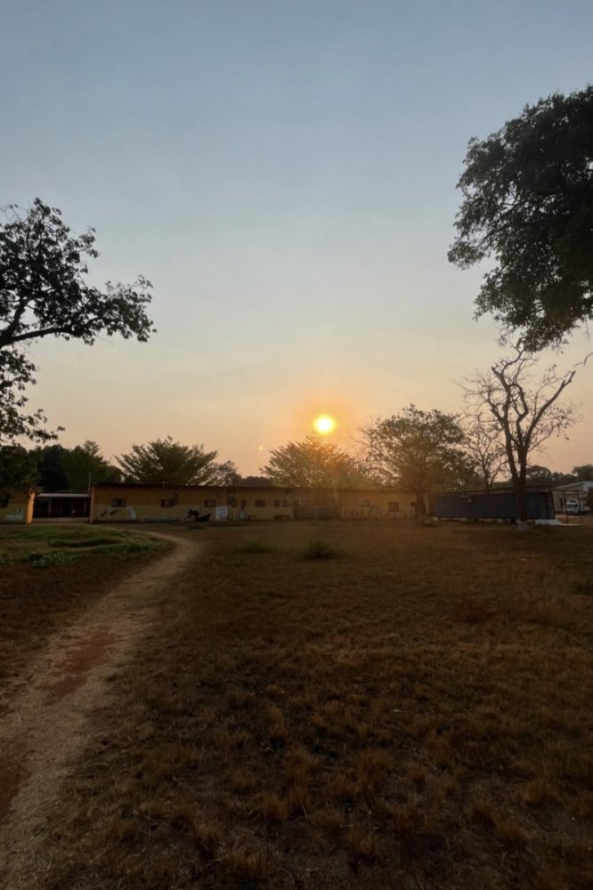 Tramonto in Zambia