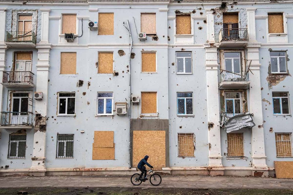 Ucraina casa bombardata
