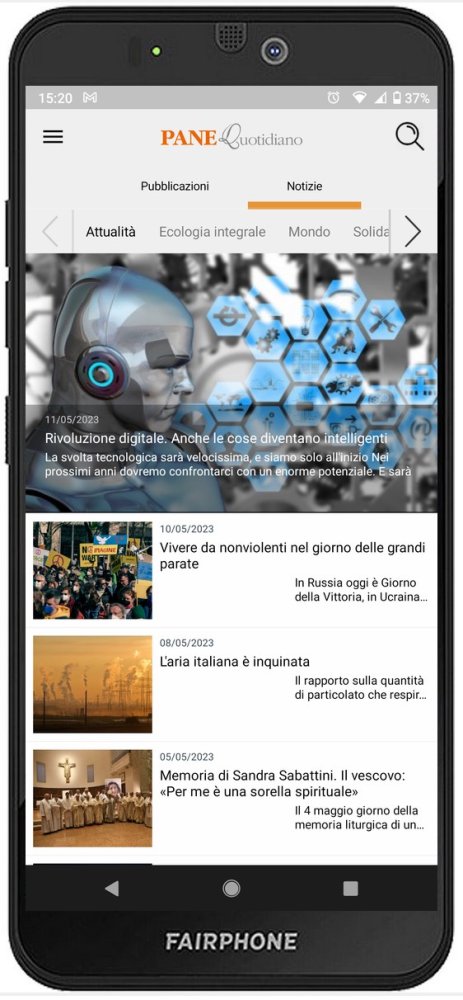 App Pane Quotidiano: le notizie