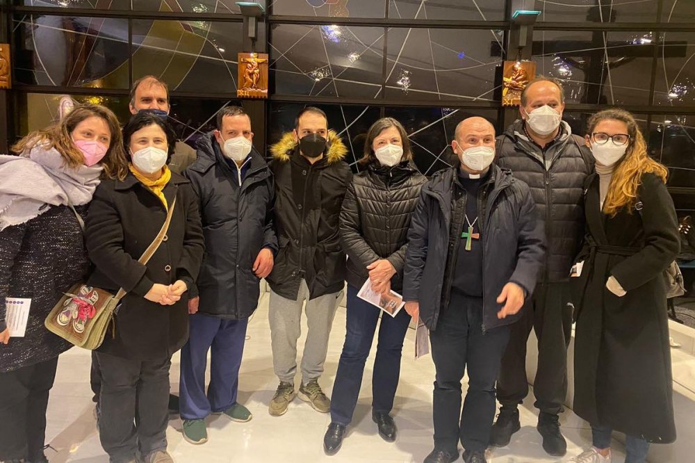 Delegazione a Roma con il Vescovo Benoni Ambarus