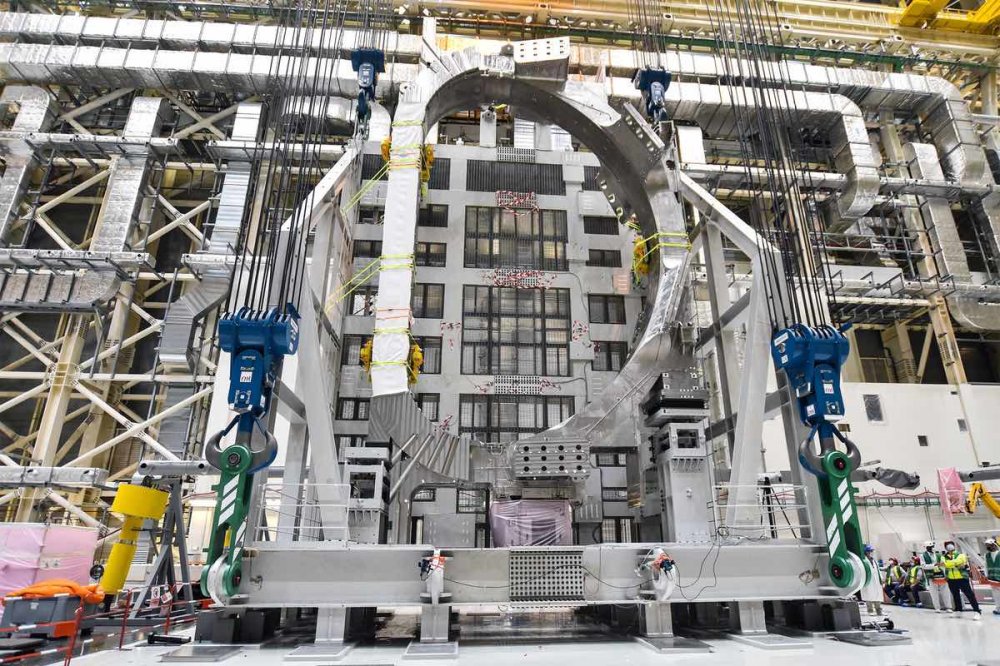 Un componente del Tokamak del reattore sperimentale