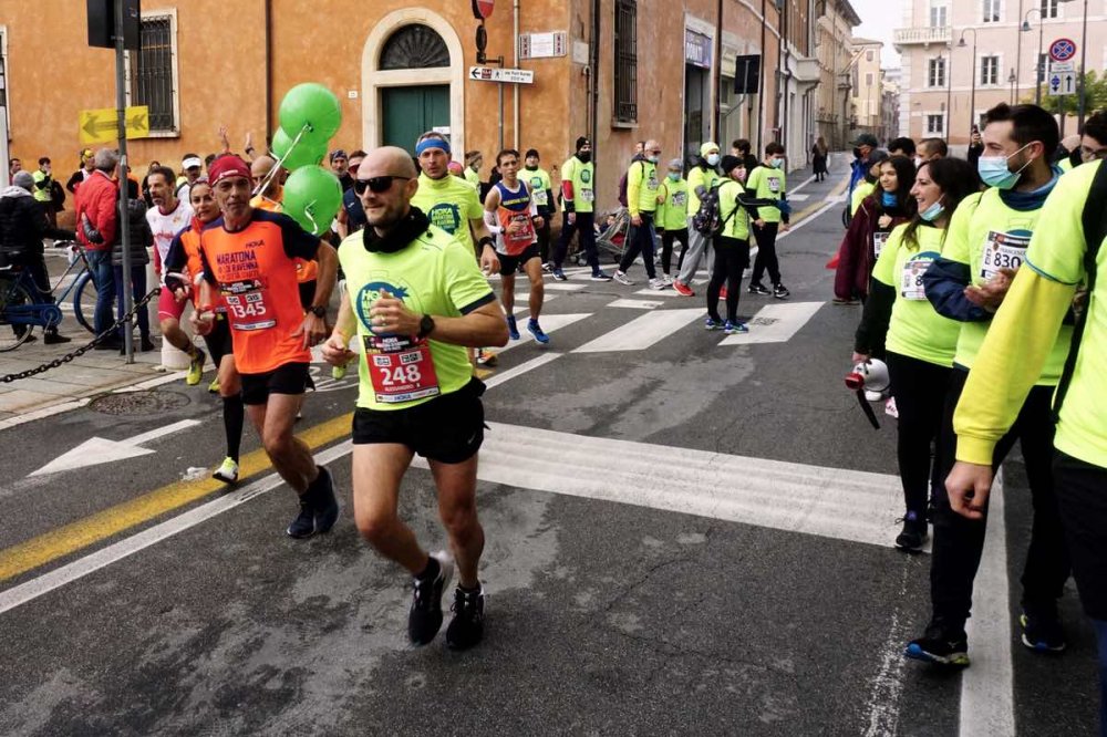 Maratona di Ravenna, passaggio del gruppo