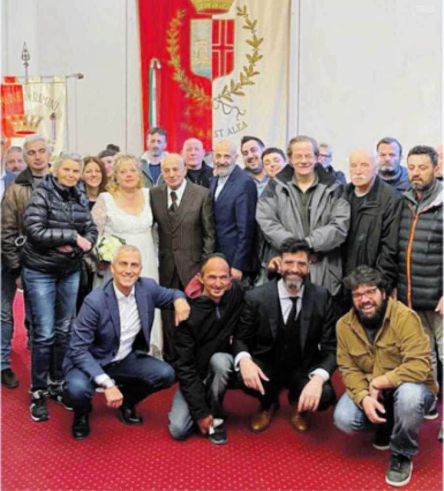 Matrimonio capanna gruppo