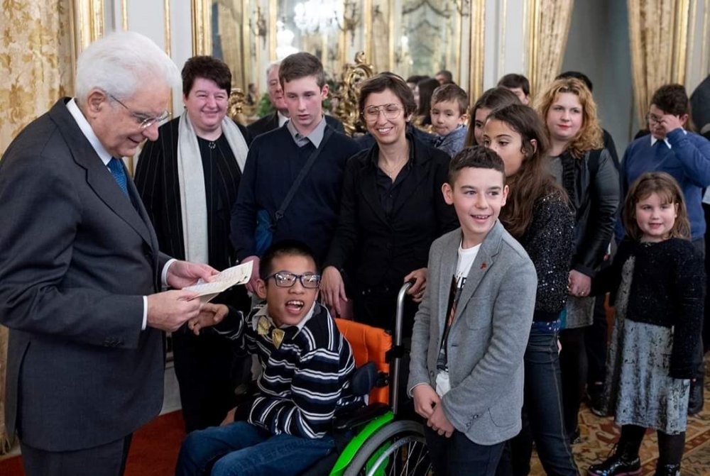 Mattarella incontra la classe più accogliente