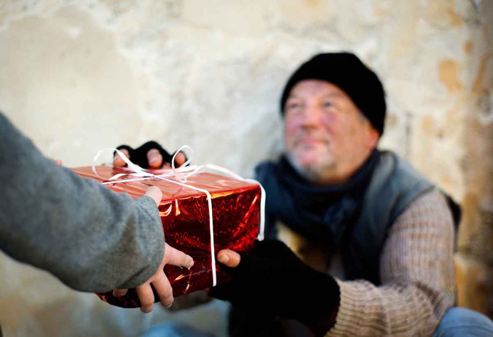 Messa di Natale in strada